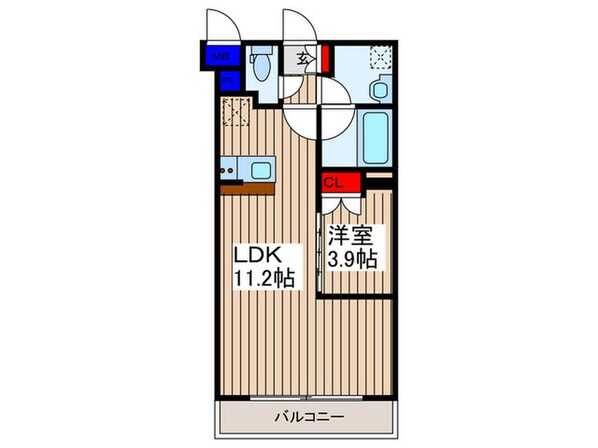 Ｉｍｐｌｅｏｓ和光ｅａｓｔの物件間取画像